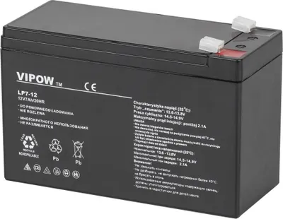 Zdjęcie produktu dla Vipow Lead Acid Battery 12V 7.0Ah 2.15Kg