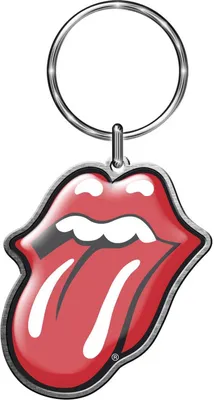 Obrázok produktu pre The Rolling Stones - Prívesok na kľúče RO3792 (jedna veľkosť) (červená/strieborná)