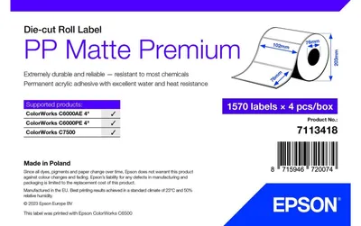 Image de Epson 7113418 étiquette à imprimer Blanc Imprimante d'étiquette adhésive