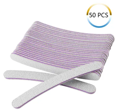 Produktbild von Professionelles Maniküre-Set mit 50 Stück für Nagelpflege, Körnung 100/180