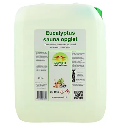 Image de Arowell - Eucalyptus infusion pour sauna Concentré d'arôme pour sauna - 10 ltr.