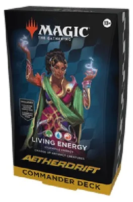 Productafbeelding van Magic: The Gathering Commander: Aetherdrift: Een Commander-deck met als thema "Levensenergie"