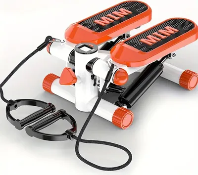 Produktbild von Stepper， Treppenstepper mit Display und 2 Power Ropes (verstellbaren Bewegungsumfang ) Sidestepper Mini Stepper Stepptrainer Hometrainer