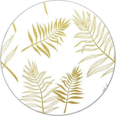 Produktbild von Glas-Herdabdeckplatte Glaskeramikkochfeld-Abdeckung Schneideplatten - 40 cm - Elegante Palmblätter