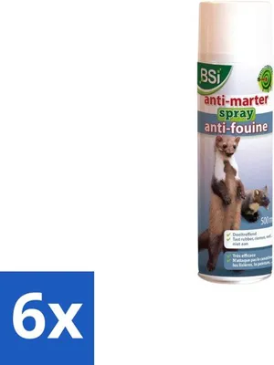 Image de Spray anti-mites - 500 ml - 6 pièces - Protection pour la voiture et la maison - Lot
