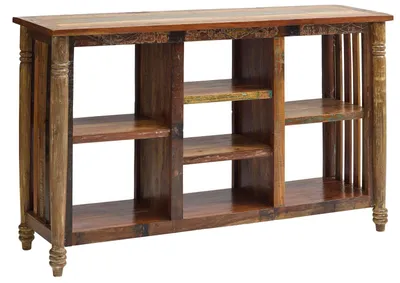 Produktbild von MASSIVMOEBEL24.DE Regal Altholz 150x45x90 mehrfarbig lackiert FABLE #15