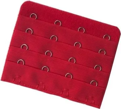 Produktbild von BH-Verlängerung 4 x 4 Hakenreihen Rot