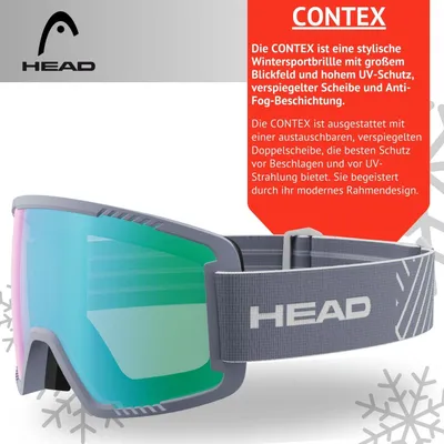 Produktbild von Skibrille HEAD CONTEX blau/weiß 2024_25