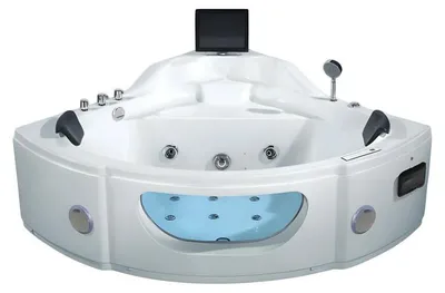 Zdjęcie produktu dla Hydromassagewanne Blubberbad Whirlpool Spa-Bad Whirlwanne 150x150 cm