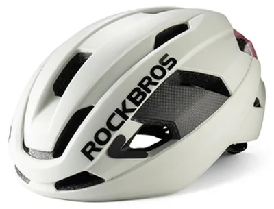 Obrázek produktu pro Cyklistická přilba Rockbros LK-15 z uhlíkových vláken, 58–62 cm, světle šedá