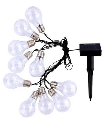 Productafbeelding van Gerimport Feestverlichting met 10 gloeilampen - 40 leds - 4,4 mtr