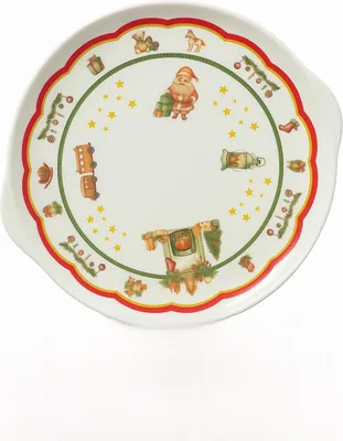 Immagine prodotto di Piatto Di Panettone Natalizio Da 32 Cm