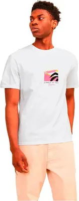 Obrázek produktu pro Jack & Jones Marbella Tričko s krátkým rukávem White M Pánské White M