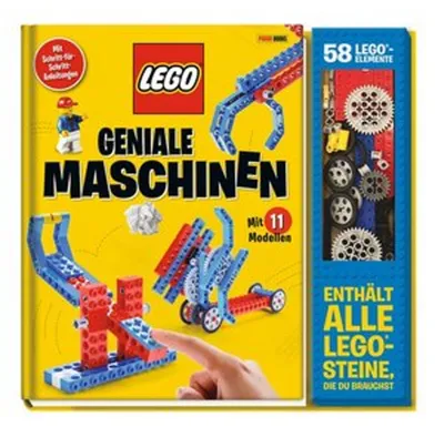 Produktbild von LEGO Buch 'Geniale Maschinen' mit 11 Modellen