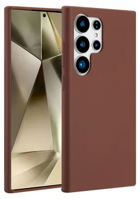 Obrázok produktu pre Accezz Liquid Silicone Backcover s MagSafe pre Samsung Galaxy S24 Ultra - New Tea Brown