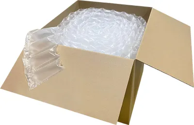 Produktbild von 500 Stück Luftkissen Luftpolsterfolie Verpackungsmaterial 100x200 mm