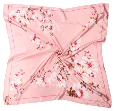 Immagine prodotto di Foulard in raso - Sciarpa per capelli - Quadrato in raso - Con motivo fantasia - Per capelli, collo e spiaggia