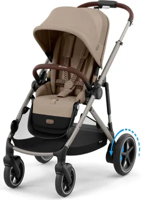 Immagine prodotto di Cybex e-Gazelle S, passeggino, colore beige "Almond"