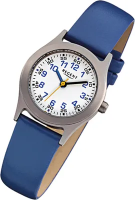 Produktbild von Regent Armbanduhr blau F-947 Kinder Analog-Quarzuhr URF947