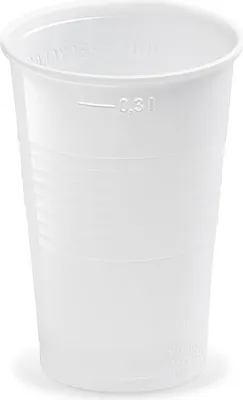 Immagine prodotto di Tazza per bere bianca 0,3 l -PP- (Ø 80 mm) [100 pezzi]
