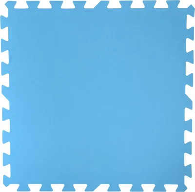 Produktbild von Pool Bodenschutzmatten 2m² Schutzboden 8er Pack 50 cm Blau