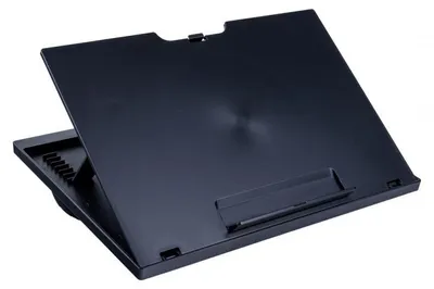 Obrázok produktu pre Držiak na notebook Q-connect, stolík pre notebooky do 15 palcov, čierna farba