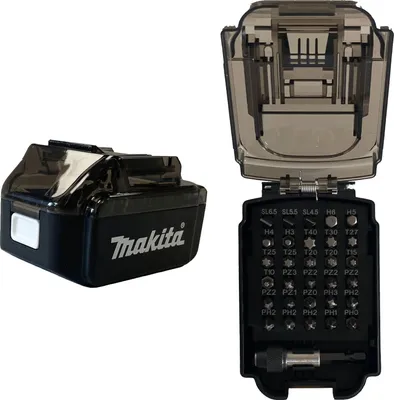Productafbeelding van Set van 30 bits MAKITA E-00016 met magnetische bithouder