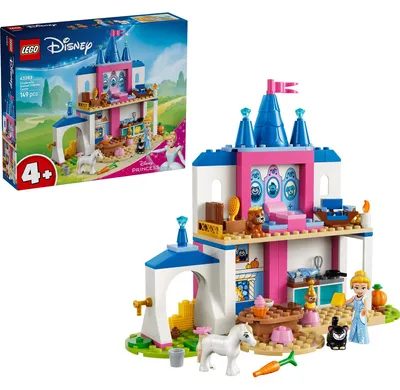Obrázok produktu pre LEGO Disney Princess Popoluškin zámok a zvieratká, Stavebnica, 4 rok / roky, Plast, 149 kusov, 471 g