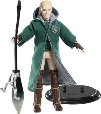 Obrázok produktu pre Noble Collection Harry Potter Bendyfigs Ohýbacia figúrka Draco Malfoy Quidditch 19 cm NOB7373