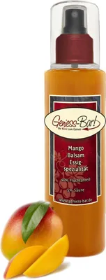Produktbild von Exotischer Mango Balsam Essig - Spezialität 40% Fruchtmark Sprühflasche 0,26L vollfruchtig 5% Säure Pumpspray