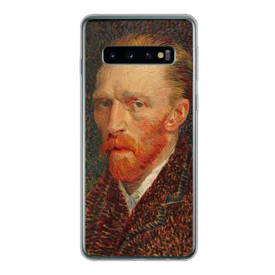 Produktbild von MuchoWow® Handyhülle Schutzhülle Hülle für Samsung Galaxy S10 Selbstporträt - Vincent van Gogh Silikon Softcase Handy Hülle - Handytasche