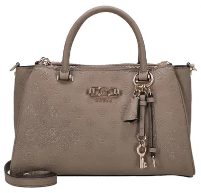 Produktbild von Guess Anise Triple Comp Satchel - Henkeltasche 30.5 cm (dark taupe logo)