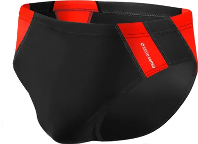 Produktbild von sesto senso Herren Badehose Slip Schwimmhose M bis 4XL Bademode Swimming Shorts BD 447 3XL, Schwarz