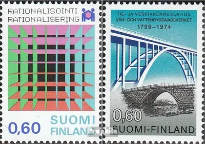 Produktbild von Briefmarken Finnland 1974 Mi 752,759x (kompl.Ausg.) postfrisch Rationalisierung