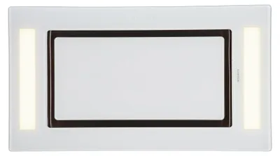 Zdjęcie produktu dla Okap Klarstein, cichy okap, okap podwieszany, okap z filtrem, okap wpuszczany, okap 90 cm, 230 W, 609 m³/h, okap z możliwością pracy w trybie odprowadzania lub recyrkulacji powietrza, biały