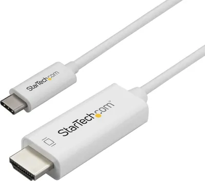 Produktbild von USB-C-zu-HDMI-Adapter Startech CDP2HD2MWNL          Weiß (2 m)