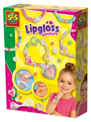 Immagine prodotto di Kit fai da te per braccialetti con lucidalabbra - Gioielli fai da te per bambini