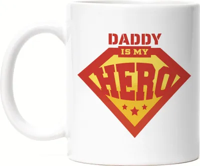 Produktbild von Daddy Is My Hero Tasse Vatertag Geschenkidee Bester Papa Superhelden Vater