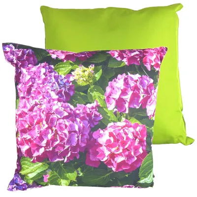 Produktbild von Dekokissen 45x45cm Stuhlkissen wasserabweisend 5 Blumenmotive