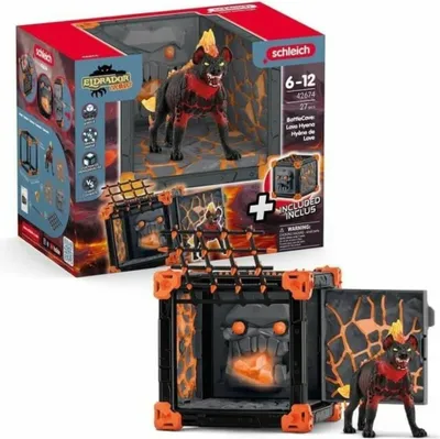Produktbild von schleich BattleCave Lavahyäne, Aktion/Abenteuer, Monsters and dragons, BattleCave, 7 Jahr(e), Mehrfarbig, Kunststoff
