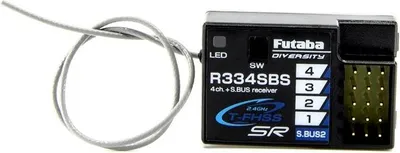 Produktbild von Futaba R334SBS, Receiver, Kunststoff, Schwarz
