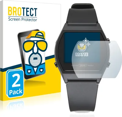 Produktbild von 2x BROTECT Schutzfolie für Casio LW-204-1BEF Displayschutz Displayschutzfolie Folie Matt Entspiegelungsfolie