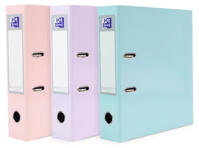 Immagine prodotto di Raccoglitori Oxford per ufficio, set da 3, formato A4, meccanismo a leva, vari colori, utili per l'organizzazione dei documenti