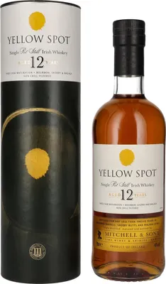 Image de Yellow Spot 12 Years Old Single Pot Still Irish Whiskey 46% Vol. 0,7l en boîte cadeau