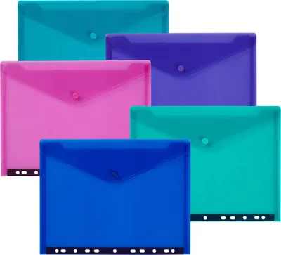 Zdjęcie produktu dla SNOPAKE Polyfile mit Druck A4, electra - 5er-Pack