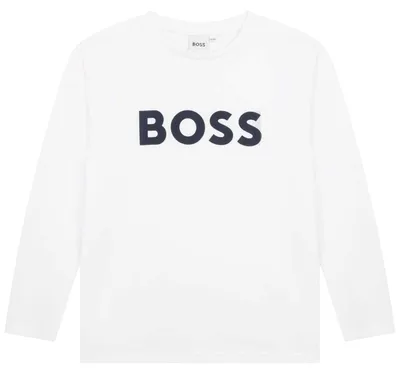 Produktbild von Boss - T-Shirt für Jungen, Langärmlig GT21351 (116) (Weiß)