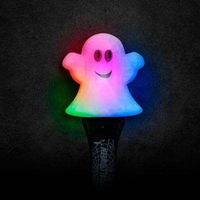 Produktbild von Halloween-LED-Lampe – Geisterform – batteriebetrieben