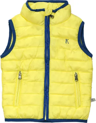 Immagine prodotto di Gilet trapuntato giallo Kanz per ragazzi