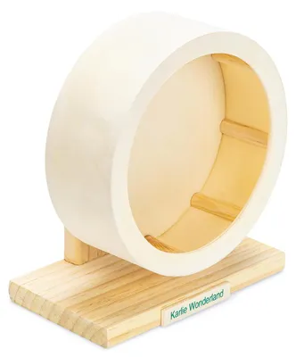 Produktbild von Karlie Wonderland Bogie Wheel Laufrad - Nagerspielzeug - Holz - Natur - Durchm.15 cm