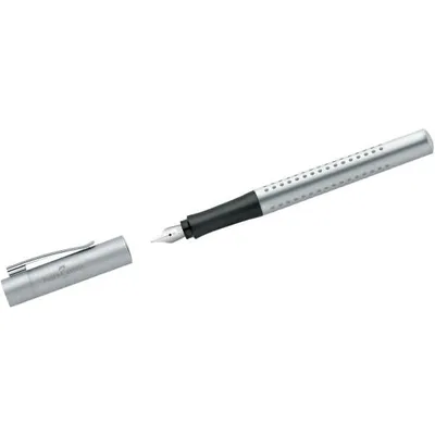 Produktbild von FABER-CASTELL Füllhalter GRIP 2011 silber F